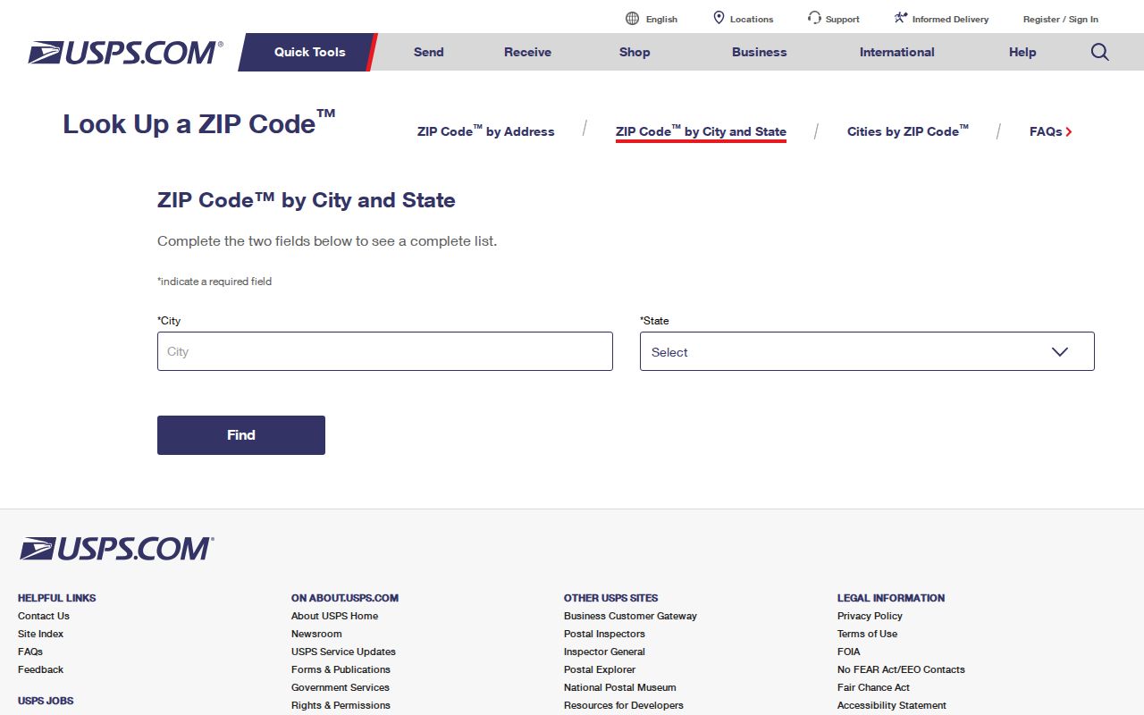 Indio ZIP code directory USPS city and state ZIP lookup